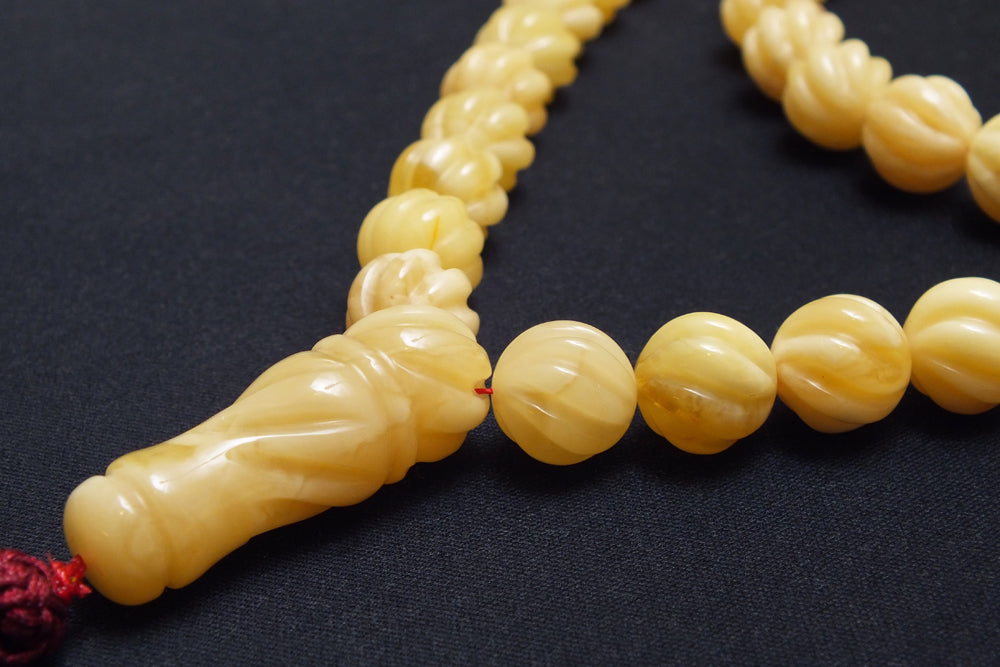 Natural Baltic amber handmade rosary – 66 beads – ART (Y-W-11- 28)