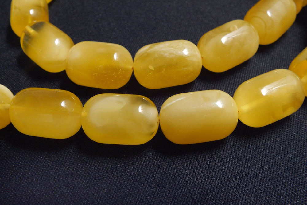 Natural Baltic amber handmade rosary – 39 beads – ART (3-9-501/2021)