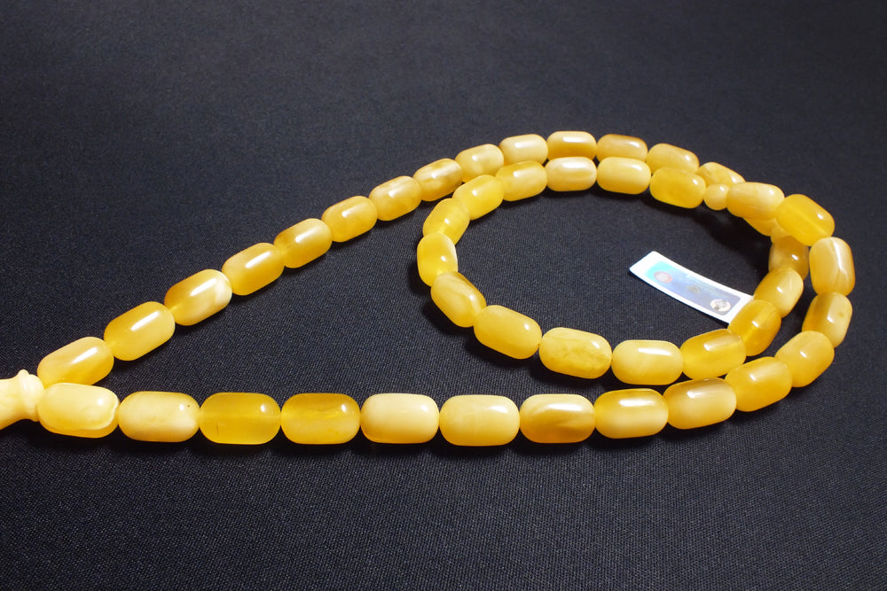 Natural Baltic amber handmade rosary – 45 beads – ART (3-9-586/2021)