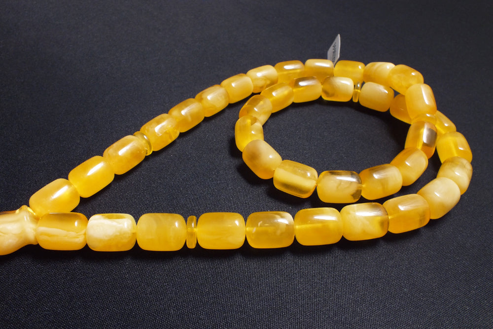 Natural Baltic amber handmade rosary – 39 beads – ART (3-9-583/2021)