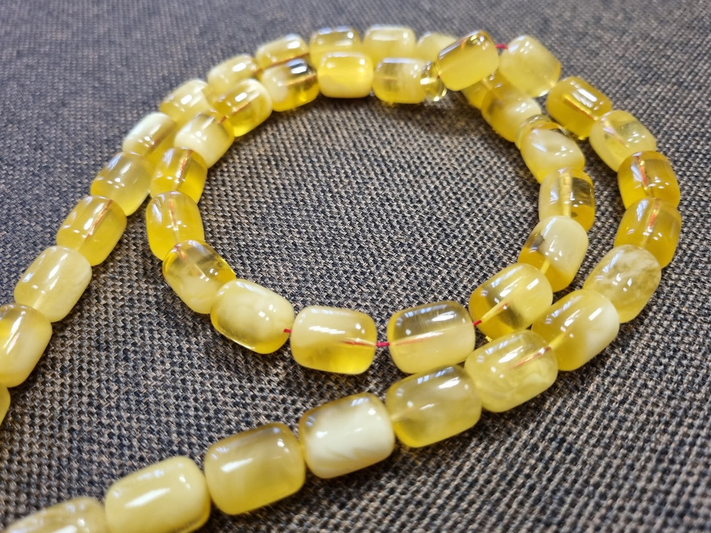 Natural Baltic amber handmade rosary – 45 beads (ART 33-2023)