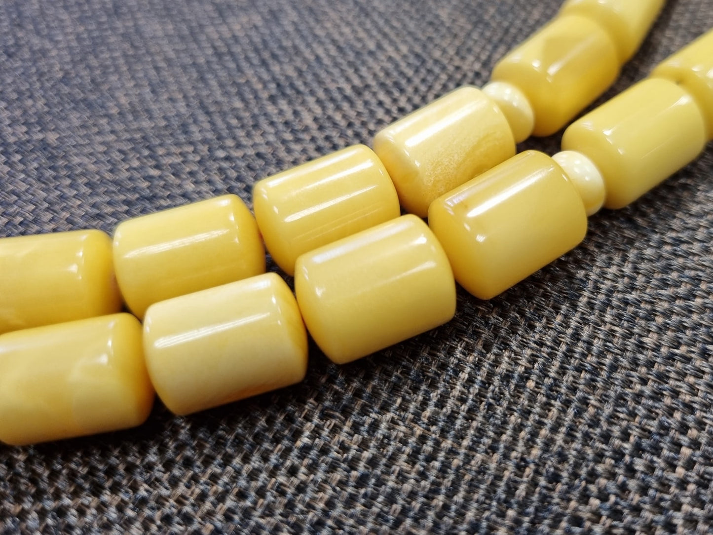 Natural Baltic amber handmade rosary – 45 beads (ART 25-2023)