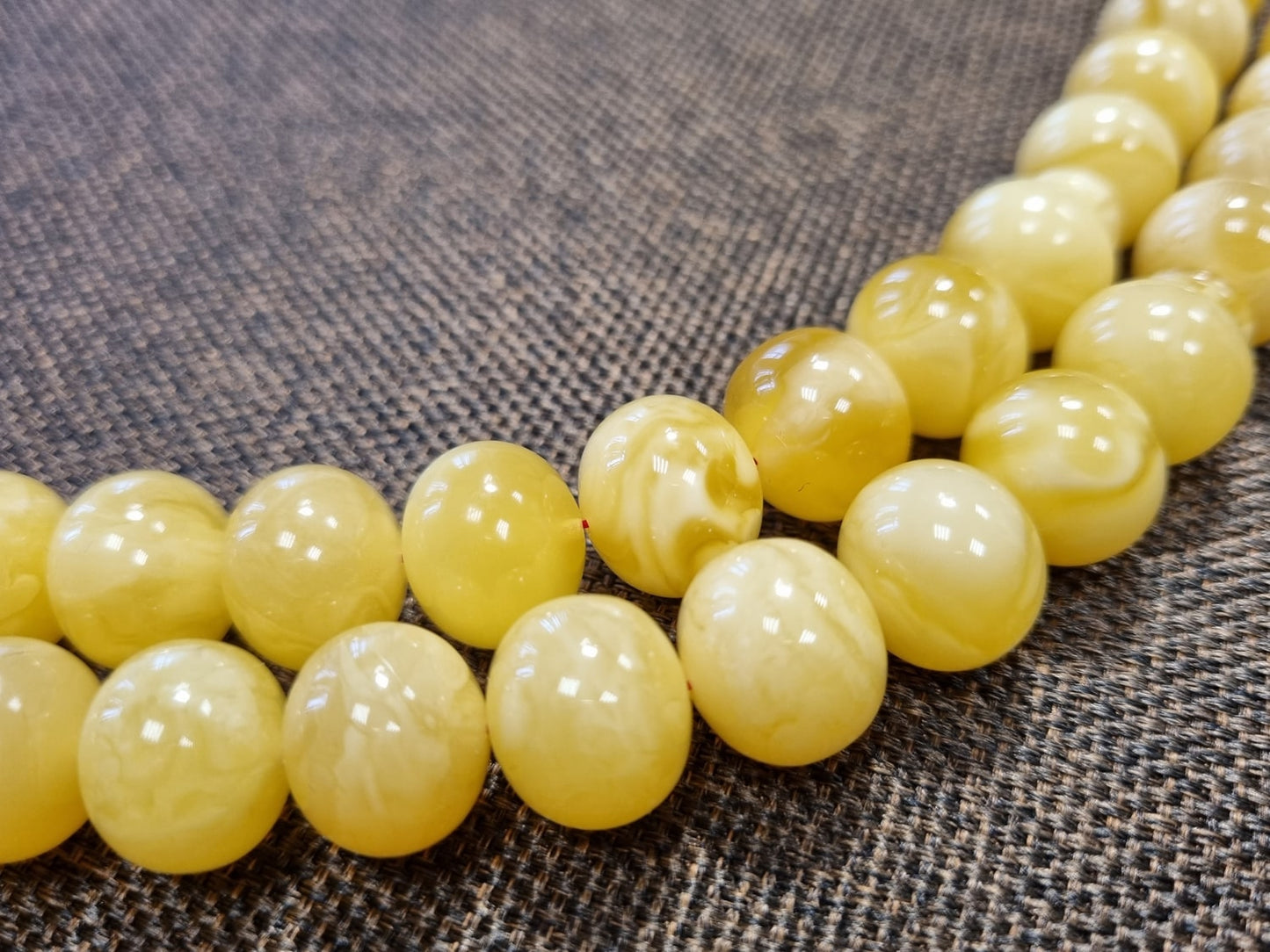 Natural Baltic amber handmade rosary – 45 beads (ART 24-2023)