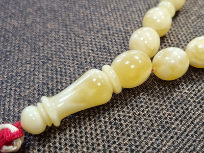 Natural Baltic amber handmade rosary – 55 beads (ART 13-2023)