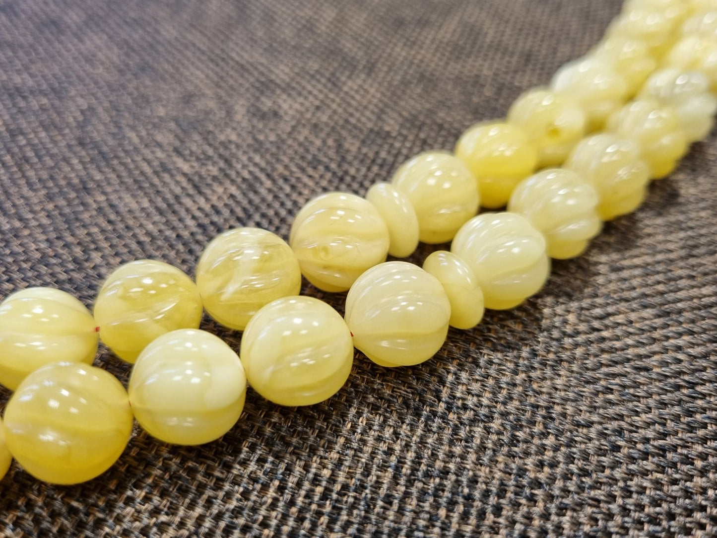 Natural Baltic amber handmade rosary – 66 beads (ART 26-2023)