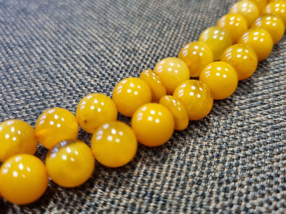 Natural Baltic amber handmade rosary – 66 beads (ART 38-2023)