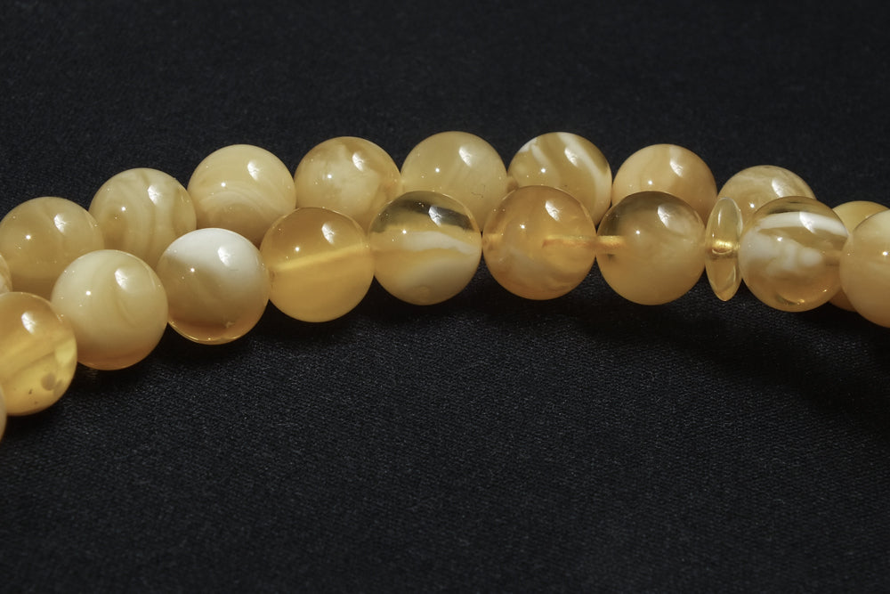 Natural Baltic amber handmade rosary – 66 beads (ART WT-10-14)